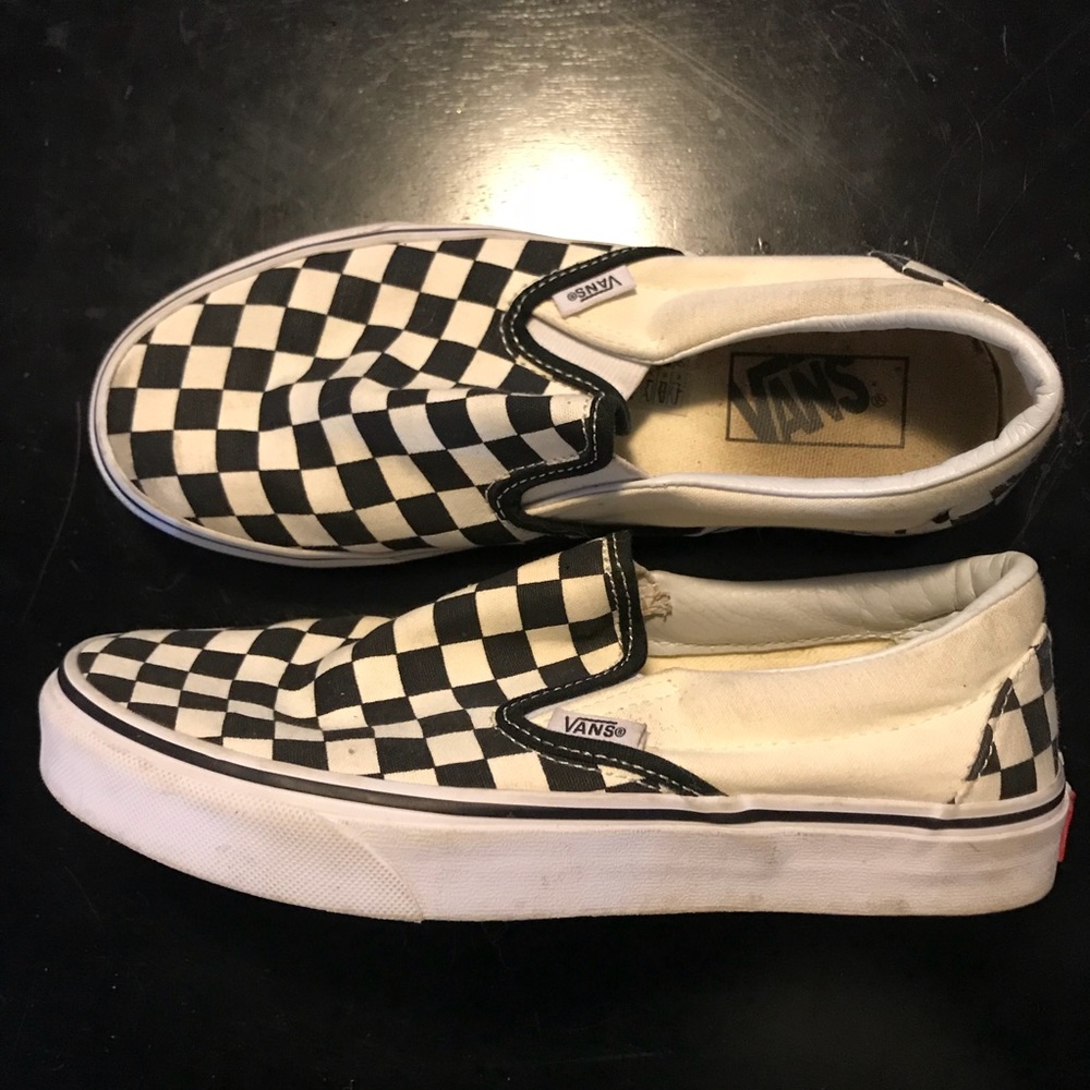 Checkered Vans